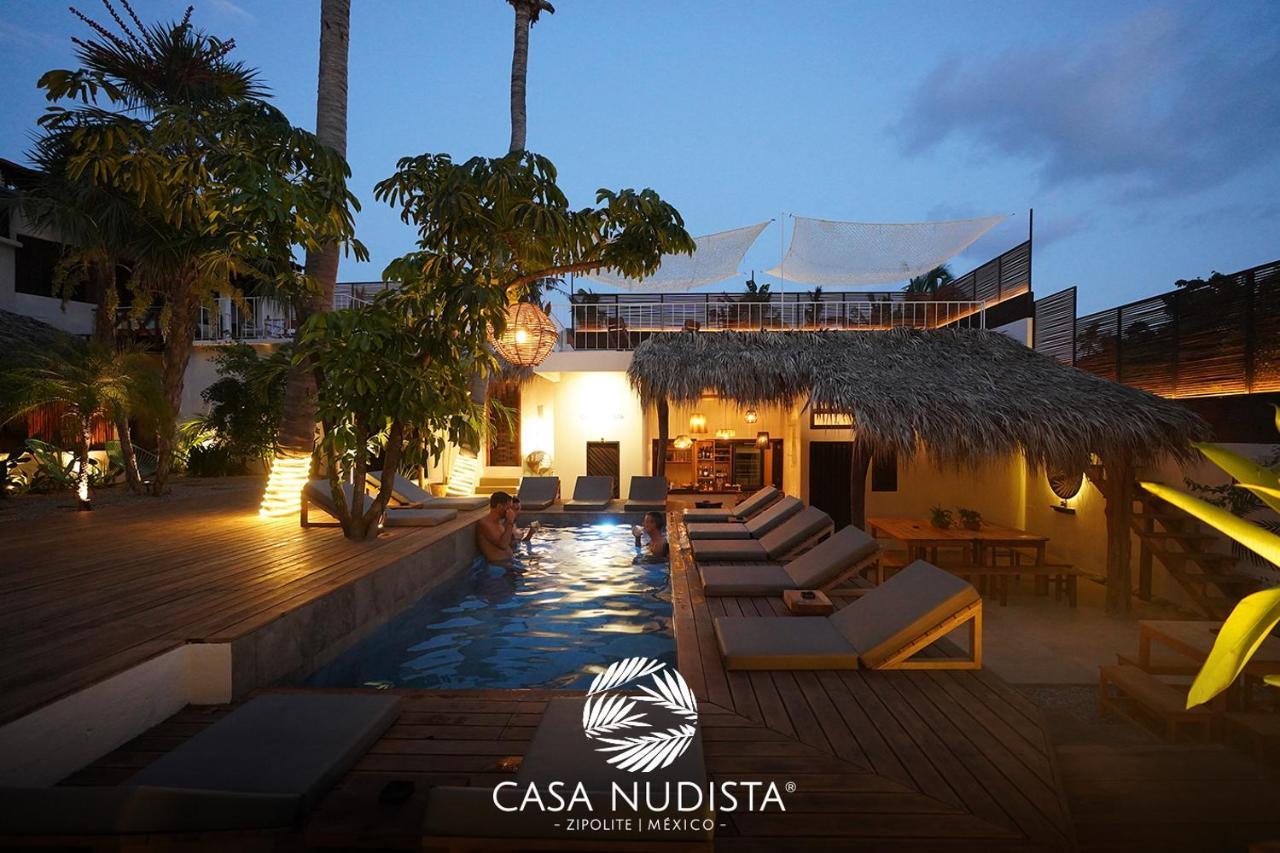 Casa Nudista - Lgbt Hotel Zipolite Exterior foto