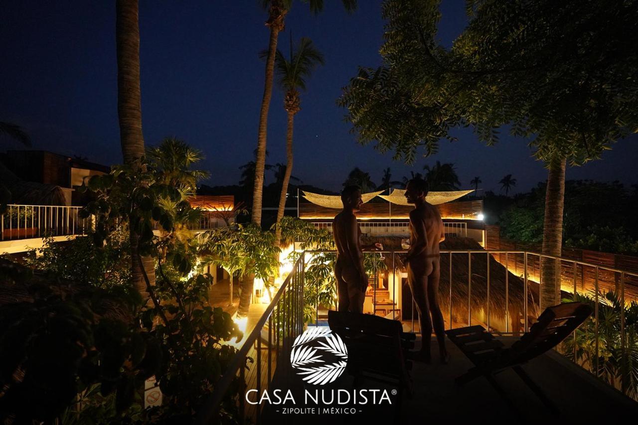 Casa Nudista - Lgbt Hotel Zipolite Exterior foto